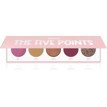Miyo Eyeshadow The five points paletka očných tieňov odtieň 27 Purple heart 1 ks