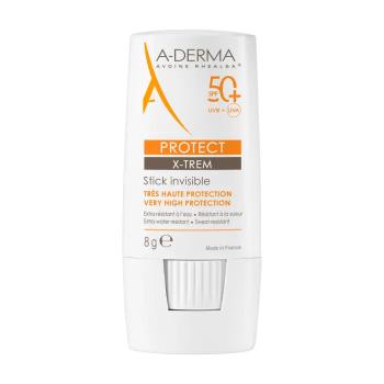 A-DERMA Ochranná tyčinka na opaľovanie SPF 50+ Protect X-Trem (Invisible Sun Stick) 8 g