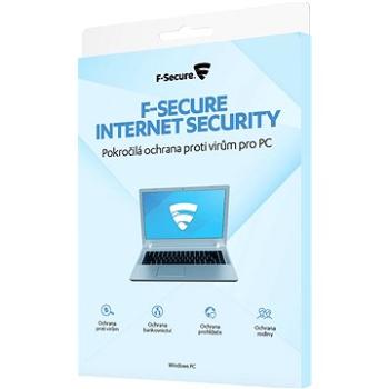 F-Secure INTERNET SECURITY pre 1 zariadenie na 1 rok (elektronická licencia) (FCIPOB1N001G1)