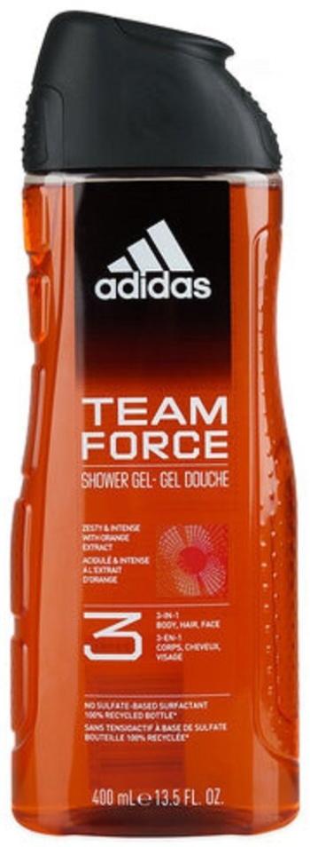 ADIDAS Team Force 3v1 sprchový gél na telo, vlasy a tvár pre mužov 400 ml