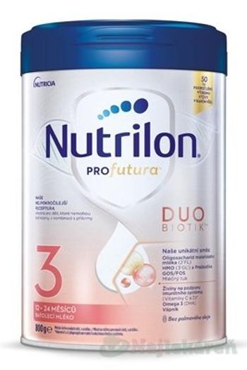 Nutrilon 3 Profutura Duobiotik batoľacia mliečna výživa pre malé deti (12-24 mesiacov), 800 g