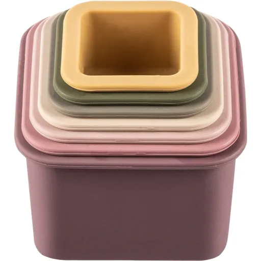 Zopa Silicone Stacking Cups stohovacie tégliky Multicolor 6 m+ 7 ks