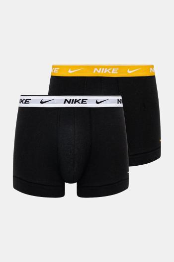 Boxerky Nike 2-pak pánske, čierna farba, 0000KE1085