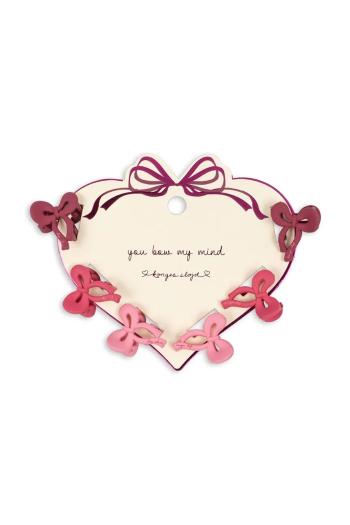 Detské sponky Konges Sløjd 6 PACK MINI BOW HAIR CLIP KS103213