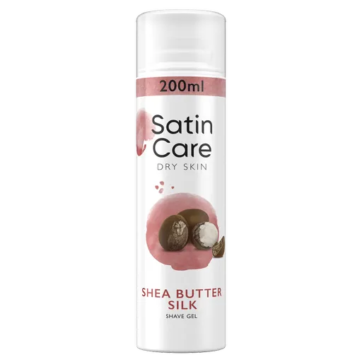 GILLETTE Satin Care Shea Butter Silk Gél na holenie 200 ml