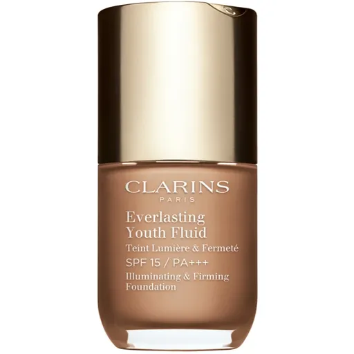 Clarins Everlasting Youth Fluid Foundation rozjasňujúci make-up SPF 15 odtieň 112.3 Sandalwood 30 ml