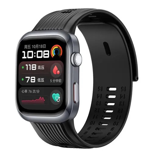 SILICONE 3PCS Vymeniteľný remienok pre Huawei Watch D2 čierny