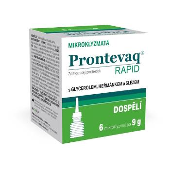 PRONTEVAQ Rapid mikroklyzma dospelý 6 x 9 g