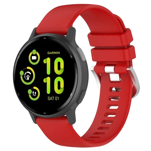 SILICONE Vymeniteľný remienok pre Garmin Venu 4 41mm červený