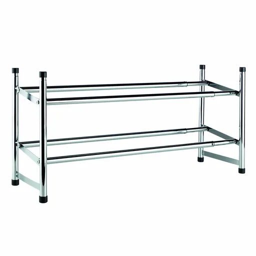 Kovový nastaviteľný botník TORO 2 poschodia