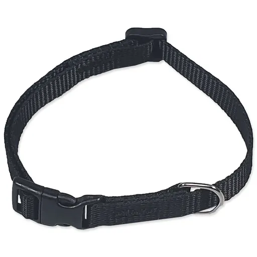 Obojek BAF nylon černý 1x26-35cm