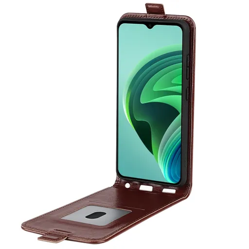 Vyklápacie puzdro Xiaomi Redmi 10 5G hnedé