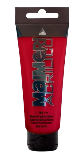 MAIMERI ACRILICO - Akrylové farby 186 - quinacridone magenta, 0,2 L