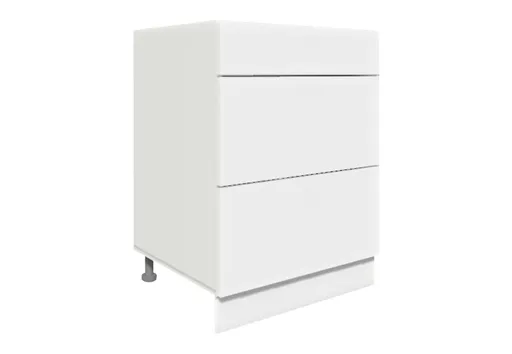 ArtExt Spodná kuchynská skrinka Napoli D3A/60 POVRCHOVÁ ÚPRAVA DVIEROK: MAT, FAREBNÉ PREVEDENIE KORPUSU: BIELA