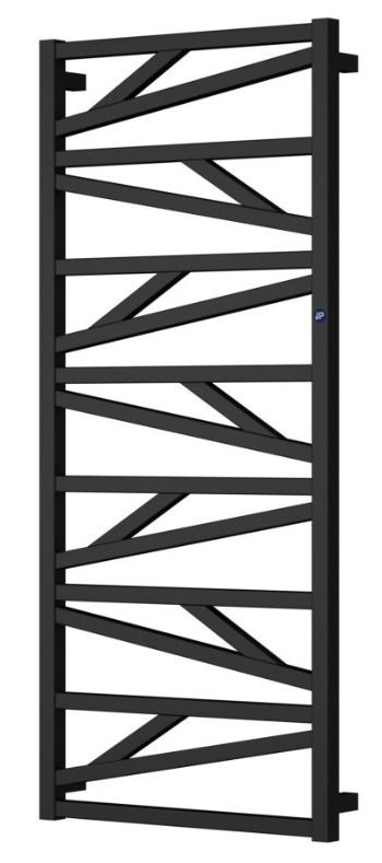 Instalprojekt - Kúpeľňový radiátor TRICK čierna farba - Farba radiátora - Čierna, Rozmer radiátora - 530 × 1517 mm, výkon 704 W, Typ pripojenia - Stredové 50 mm RADTRK501531SP