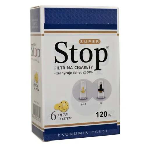 STOPFILTR Super filter na cigarety 120 kusov
