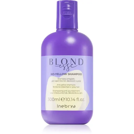 Inebrya BLONDesse No-Yellow Shampoo šampón neutralizujúci žlté tóny pre blond a šedivé vlasy 300 ml