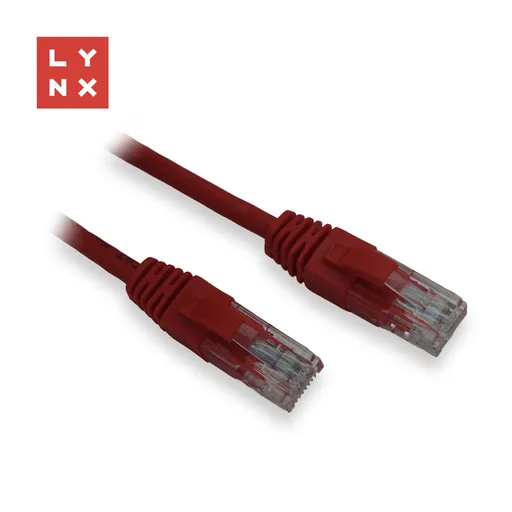 LYNX UTP patch kábel Cat5e, PVC, CCA, 20m, červený