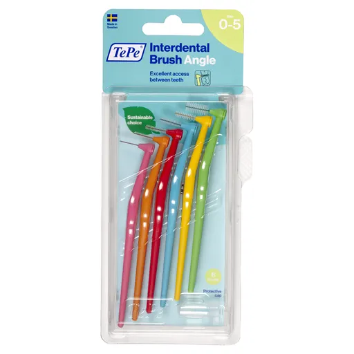 TEPE Medzizubné kefky Angle Mix v blistri 6 ks