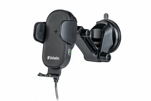VERBATIM Držiak do Autá Bezdrôtová rýchlonabíjačka Qi 15W FWC-01