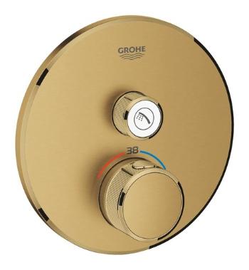 Sprchová batéria GROHE Grohtherm SmartControl bez podomietkového telesa Brushed Cool Sunrise 29118GN0