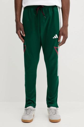 Tepláky adidas Tiro zelená farba, s potlačou, JN2574