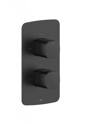KFA - Batéria Malaga, termostatická, podomietková solo, čierna 5759-001-81