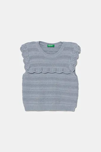 Detská bavlnená vesta United Colors of Benetton