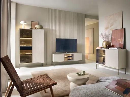 ArtPS Obývacia stena INTENSO | cashmere