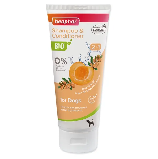 BEAPHAR Šampón s kondicionérom 2v1 BIO 200 ml