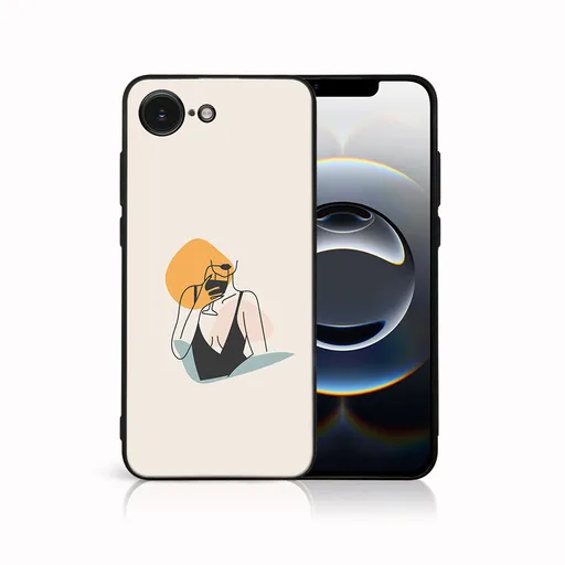 MY ART Ochranný kryt pre Apple iPhone 16e WOMAN (197)