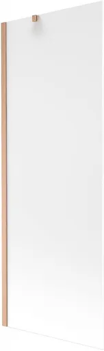 MEXEN/S - Next vaňová zástena FIX 70 x 150, dekor, meď kartáčovaná 895-070-000-00-30-65