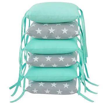 BabyTýpka vankúšikový mantinel – Stars Mint (8594201222023)