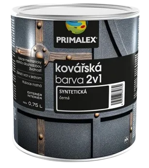 PRIMALEX - Kováčska farba 2v1 čierna 0,75 L