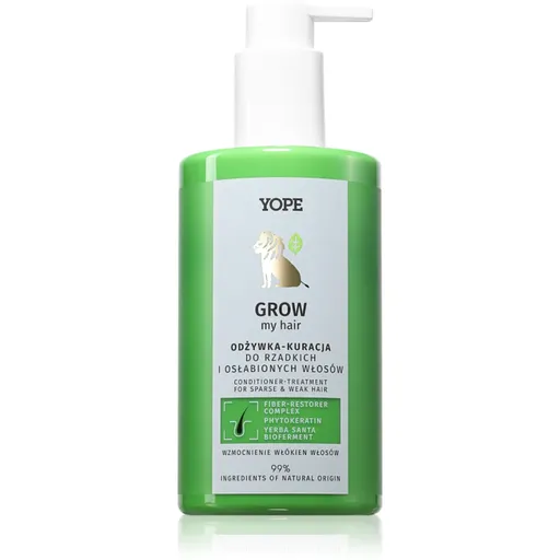Yope Grow My Hair objemový kondicionér pre slabé vlasy 300 ml