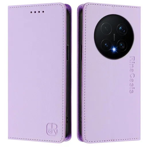 RINA Zaklápacie puzdro pre Honor Magic8 Pro svetlofialové