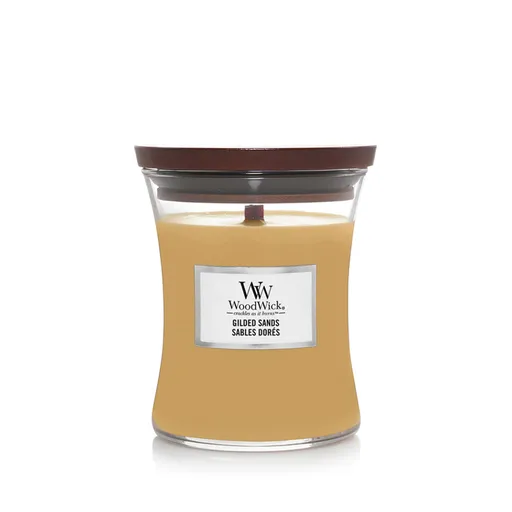 WOODWICK Vonná sviečka stredná Gilded Sands 275 g