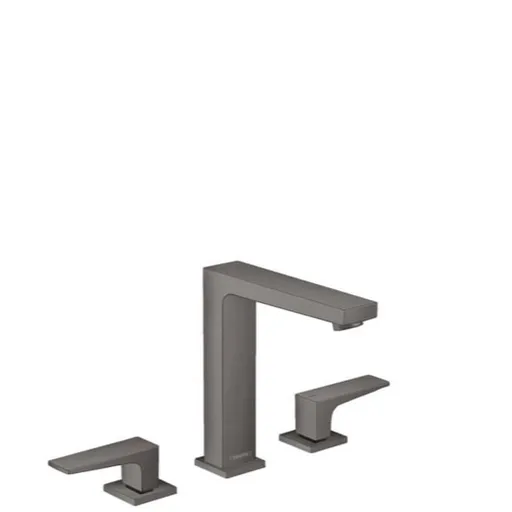 Hansgrohe Metropol umývadlová batéria s clic-clac kartáčovaný černý chrom 32515340
