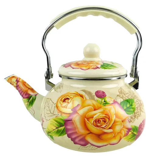 MAKRO - Čajník smalt 2,5l kvety