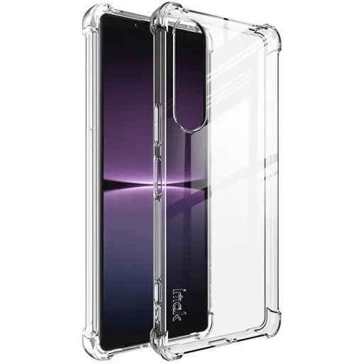 IMAK Ochranný silikónový kryt Sony Xperia 1 V priehľadný