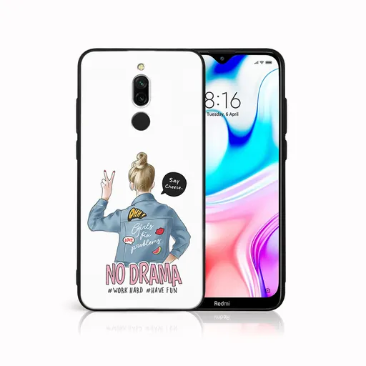 MY ART Ochranný obal Xiaomi Redmi 8 -NO DRAMA (138)