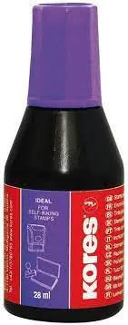 Farba pečiatková Kores fialová 28ml