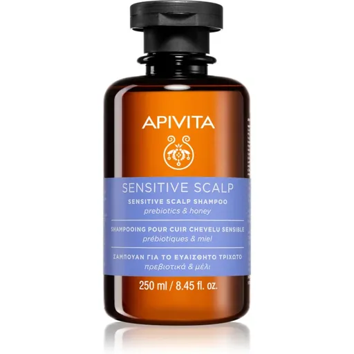Apivita Sensitive Scalp Shampoo šampón pre citlivú a podráždenú pokožku hlavy bez sulfátov 250 ml