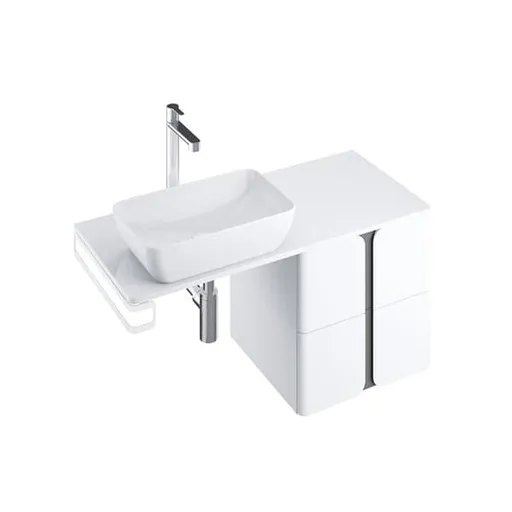 Ravak Balance doska pod umývadlo pod umývadlo 120x2x46,5 cm biela lesk X000001372