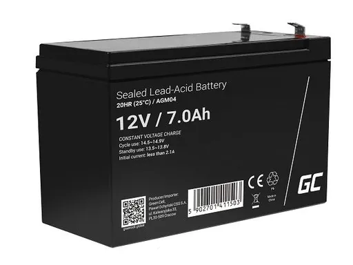 Green Cell AGM VRLA 12V 7Ah maintenance-free battery pre UPS units