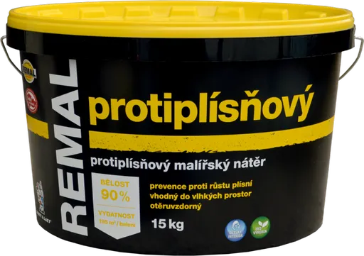 REMAL PROTIPLESŇOVÝ - Farba s protiplesňovým účinkom biela 15 kg