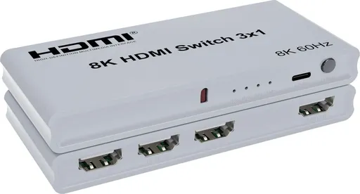 PremiumCord HDMI switch 3:1 s diaľkovým ovládačom