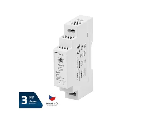 Zdroj spínaný na DIN lištu 12V/15W GETI GPS1215