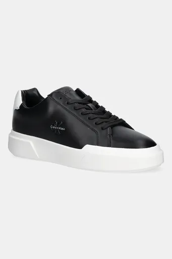 Kožené tenisky Calvin Klein CHUNKY CUPSOLE LACEUP LTH