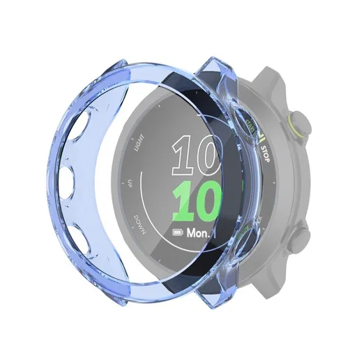 TPU HALF COVER Kryt pre Garmin Forerunner 55mm modrý